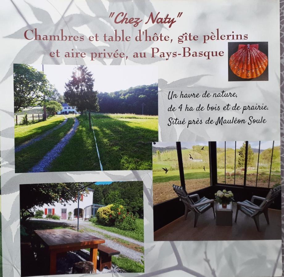 "Chez Naty" Chambres D'Hotes Au Pays-Basque Cheraute Buitenkant foto